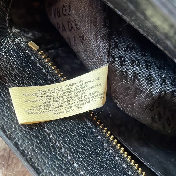 Kate Spade Black Leather Crossbody Purse - Picture 11 of 15
